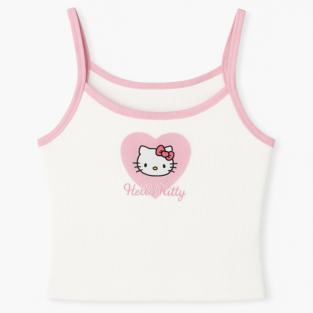 Hello Kitty Crop Top "Heart"